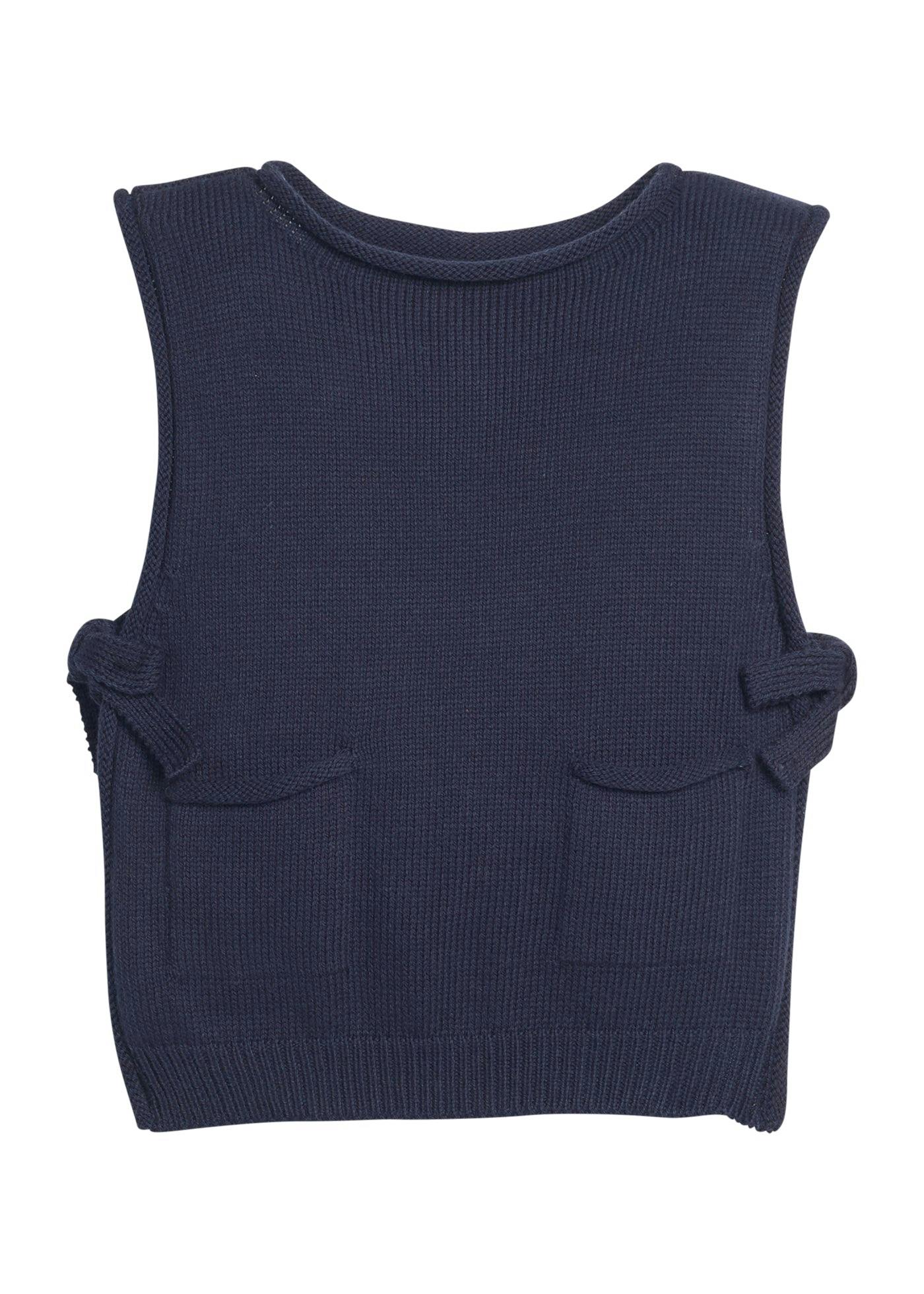 Sweater Vest - Navy