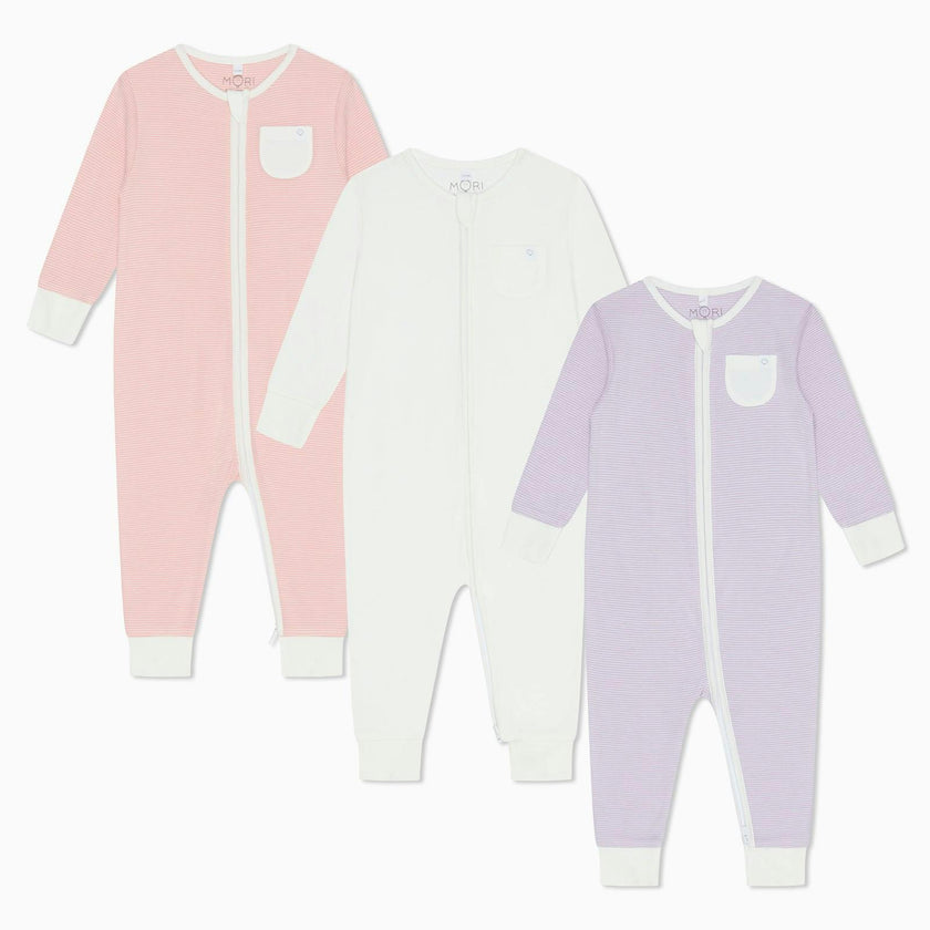 Clever Zip Romper 3 Pack