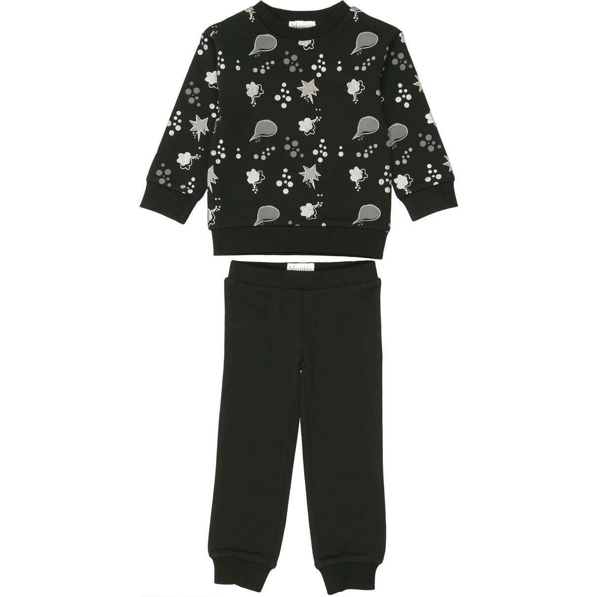 Girls Super Bubble Sweatshirt & Sweatpant 2-Piece Set