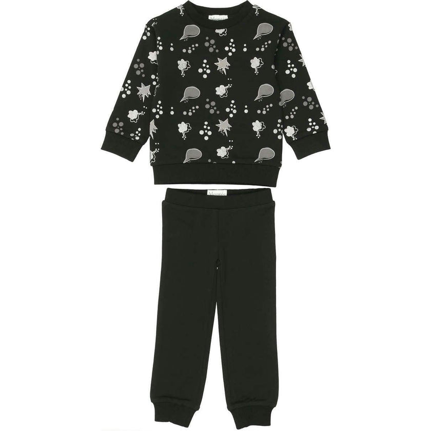 Girls Super Bubble Sweatshirt & Sweatpant 2-Piece Set