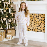 Gingerbread Bow Trellis Christmas Sweatshirt