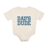Dad's Dude Patch Short Sleeve Romper - Natural
