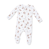 Mini Cowboy Boots - 2 Way Zipper Footie