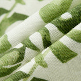 Island Leaf Linen Button-Up Shirt and Shorts Set