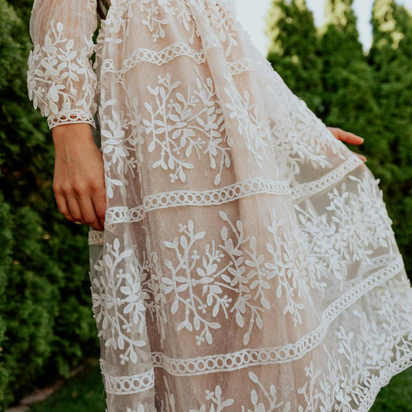 Sicily Dress - Champagne Lining