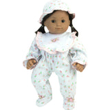15" Doll Floral Print Sleeper
