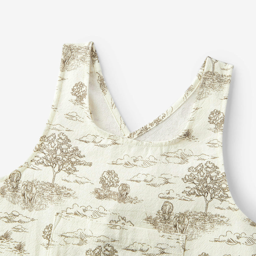 Country Toile Little Helper Apron