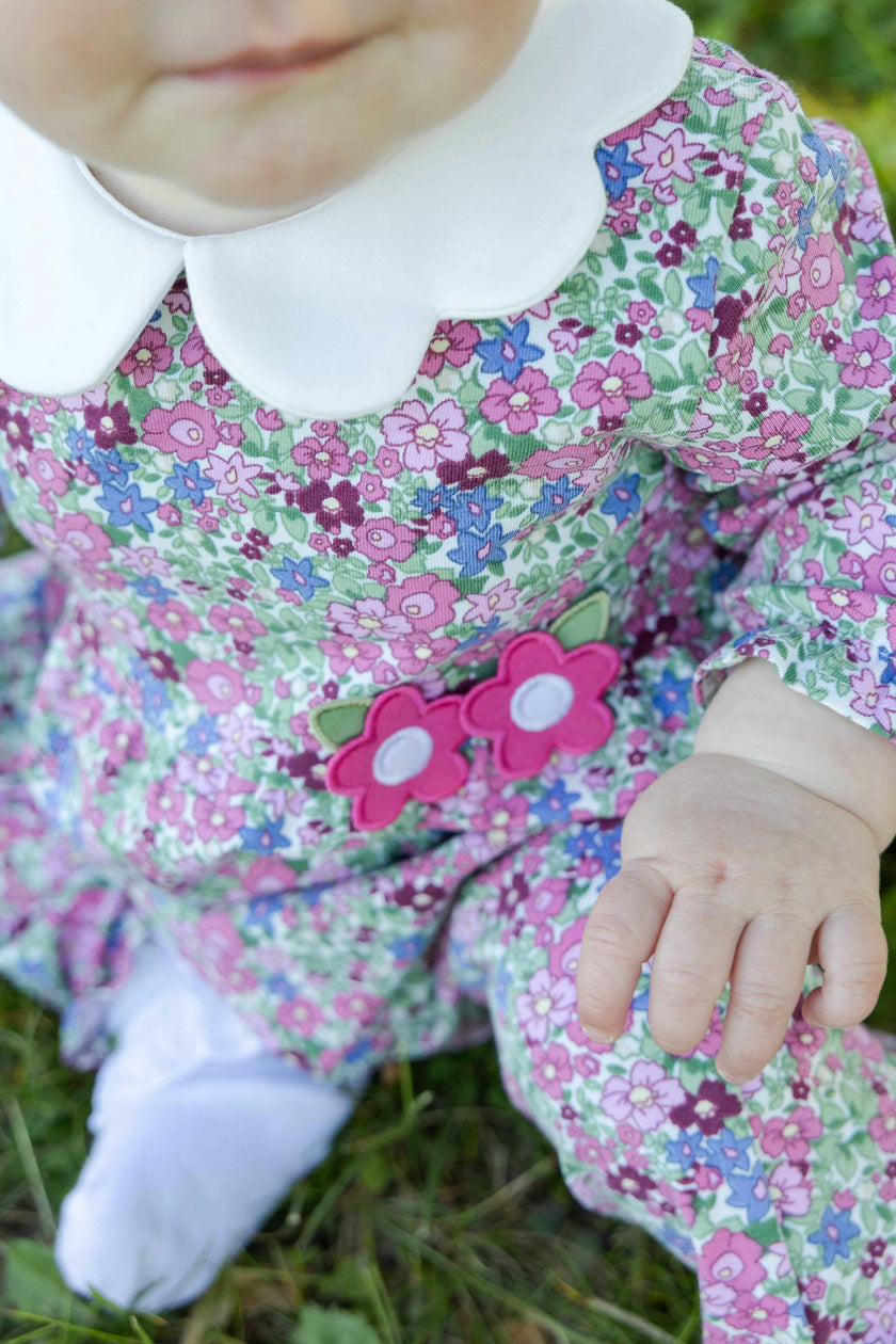Floral Knit Longall with Flowers