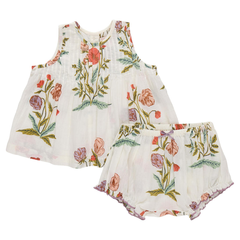 Baby Girls Jaipur 2-PC Set - Rosewick Poppy