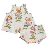 Baby Girls Jaipur 2-PC Set - Rosewick Poppy