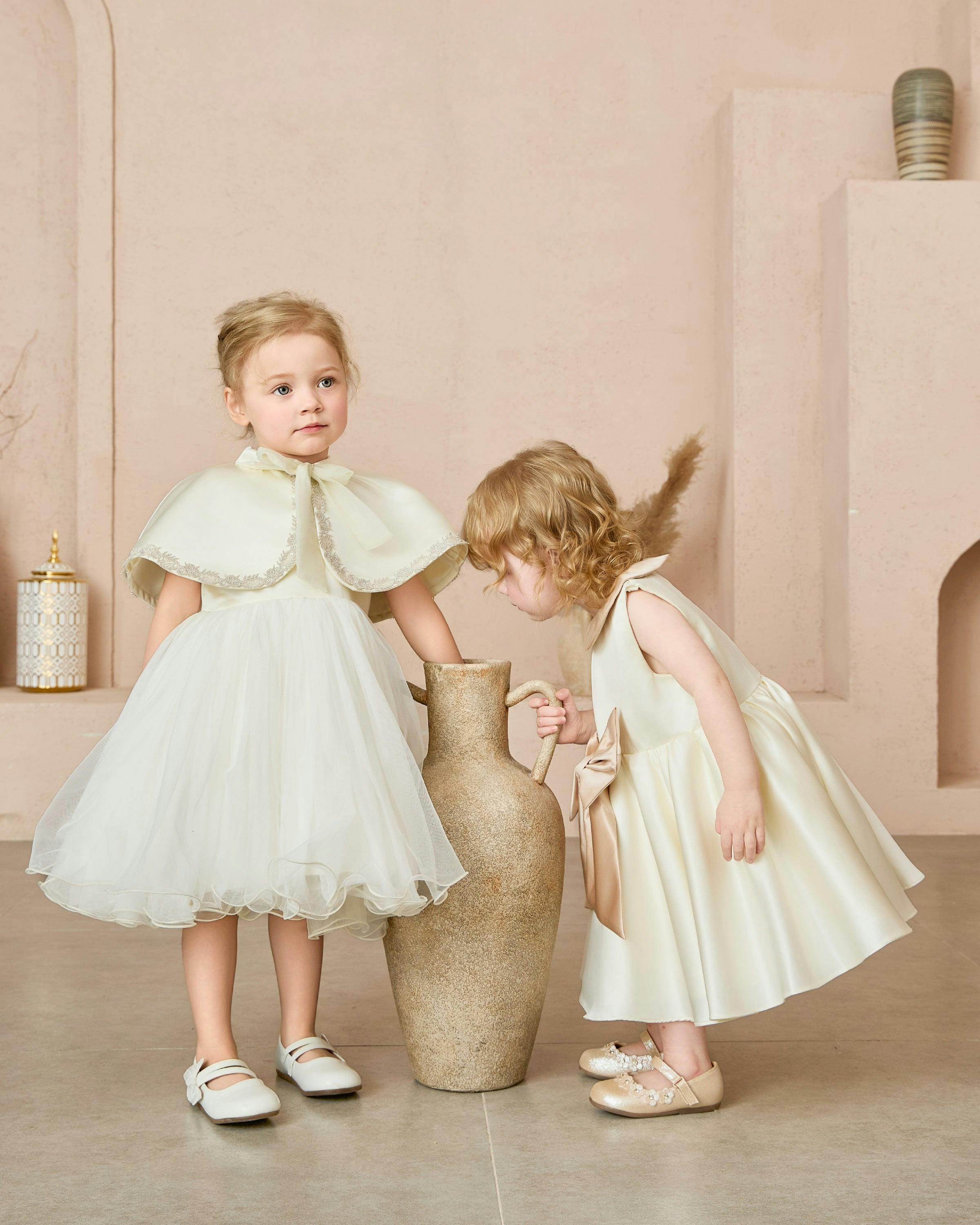 Cream Mirelda Blossom Gown