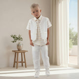 Aurelien Boy Pants, Pearl Off White