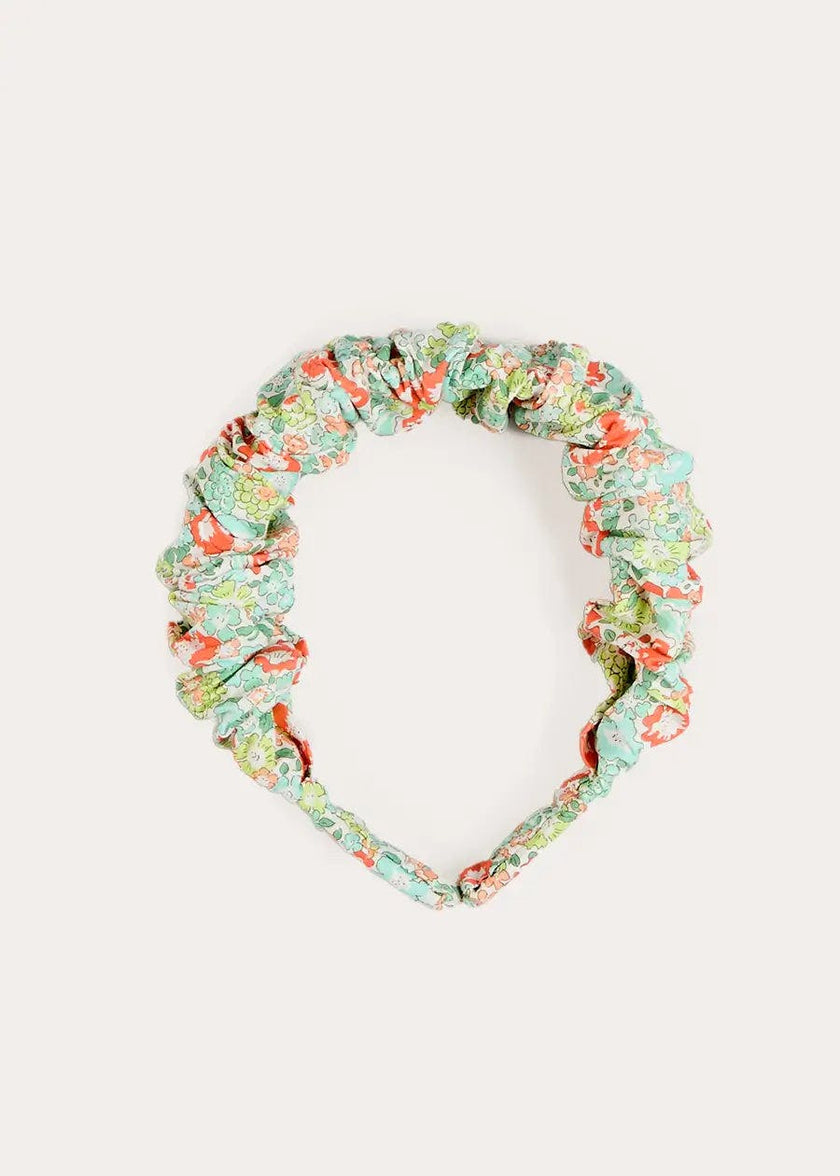 Mabel Floral Scrunchie Hairband