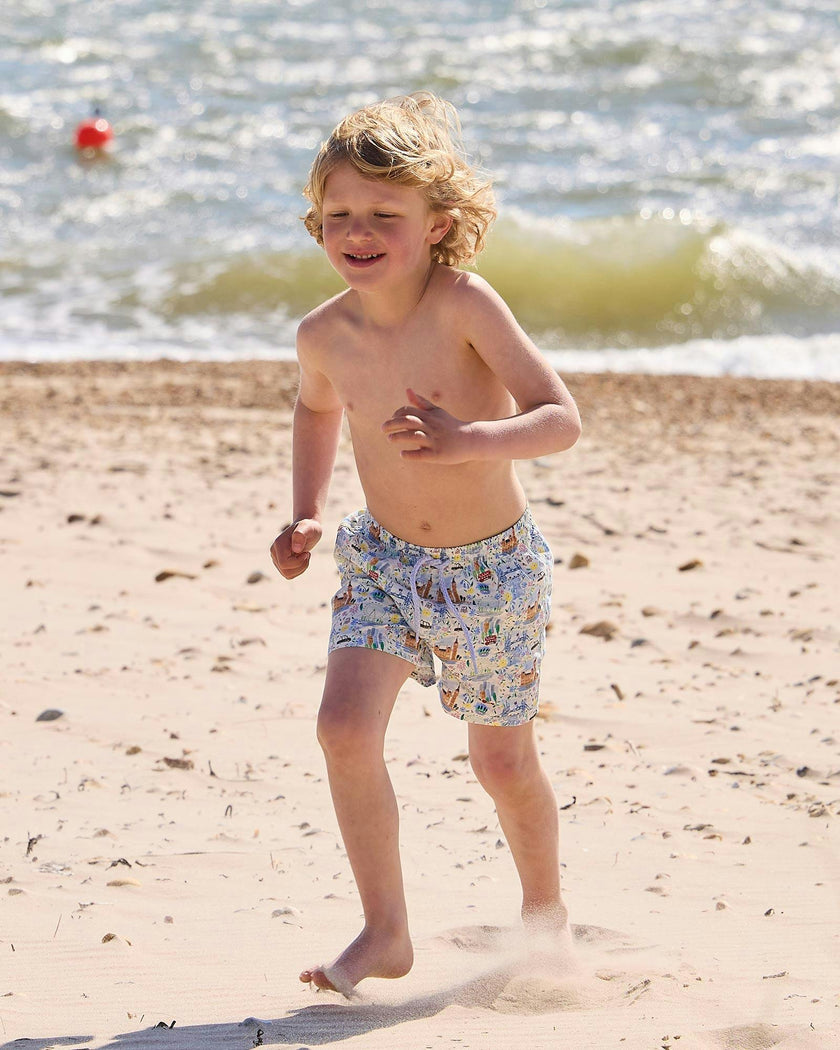 Boys Swimshorts in London Scenes