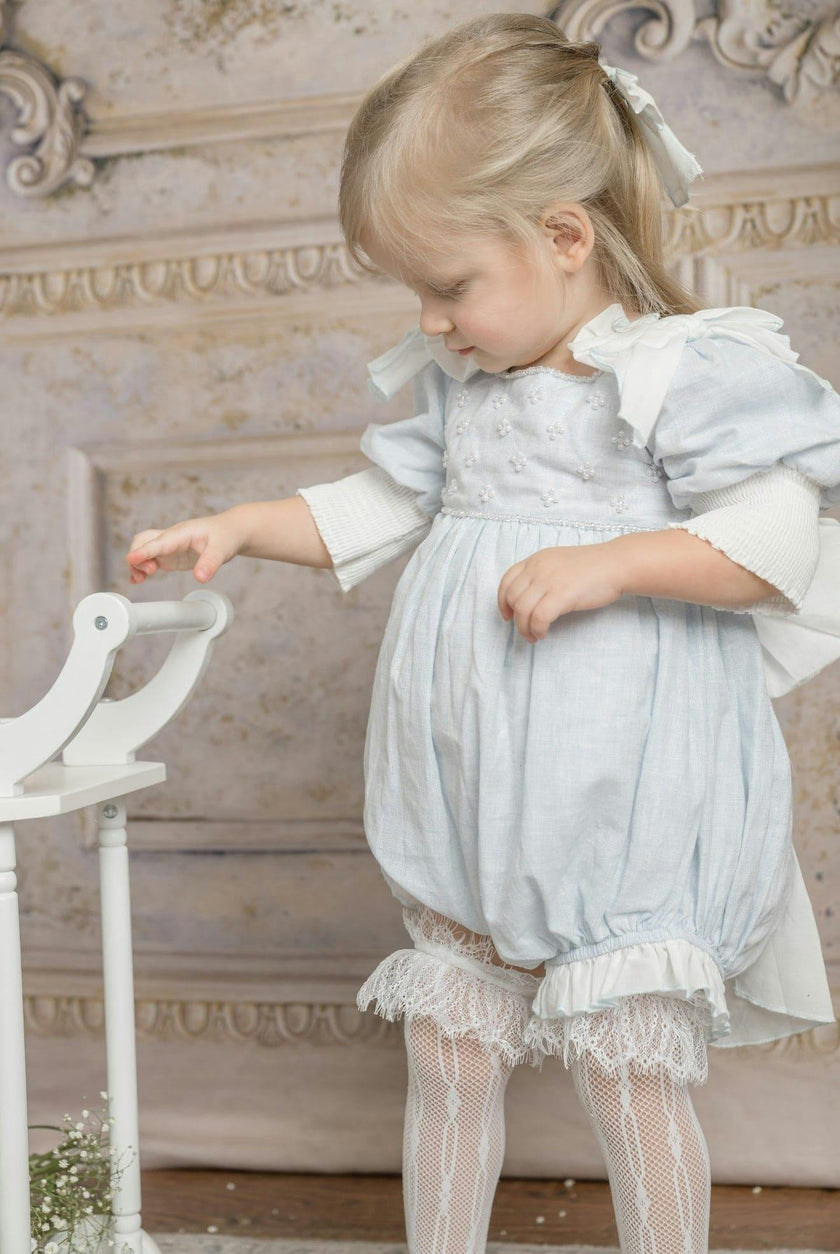 Charlotte Baby Blue Romper