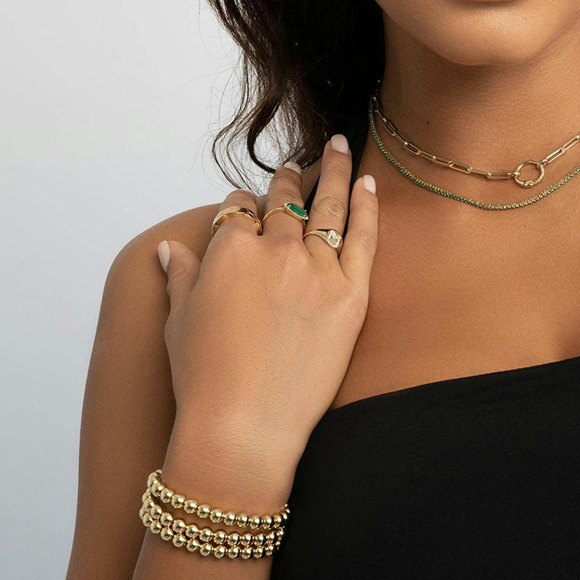 6mm Bead Bracelet Stack