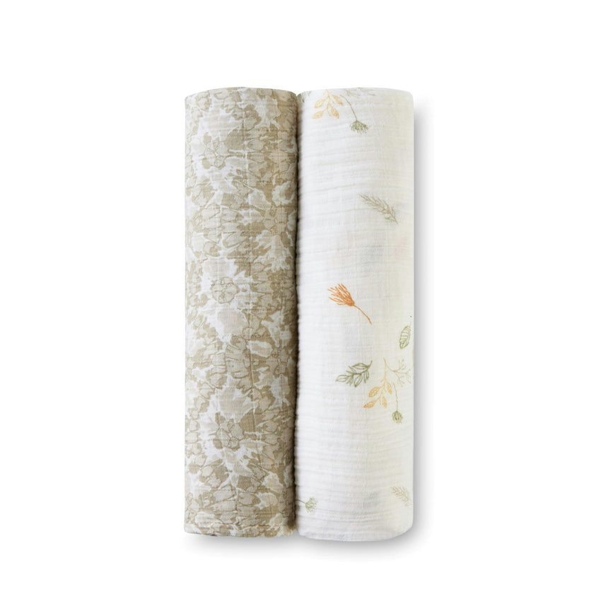 Willow Cotton Muslin Swaddle Blanket Set (Batik, Set of 2)