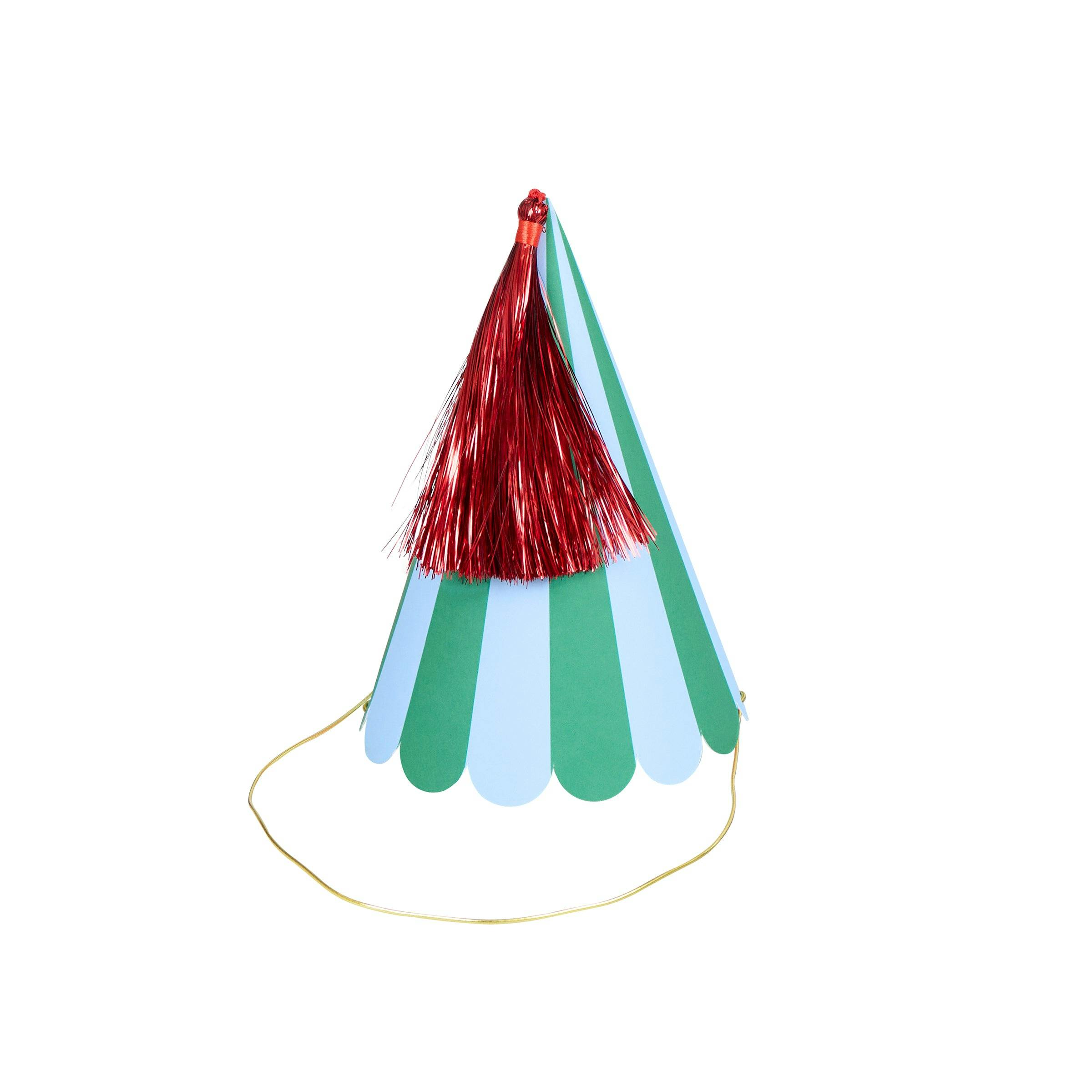 Fun Striped Party Hats