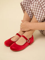 Classic Velvet Mary Janes