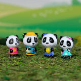 Timber Tots: 4 Characters - Panda Family