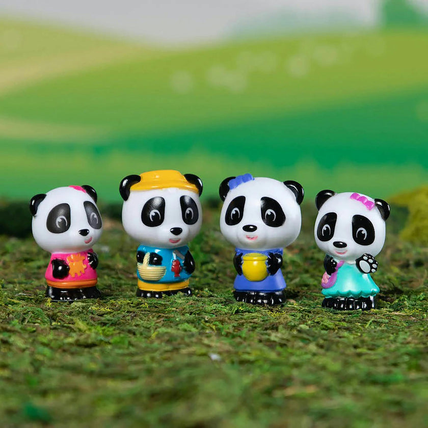 Timber Tots: 4 Characters - Panda Family