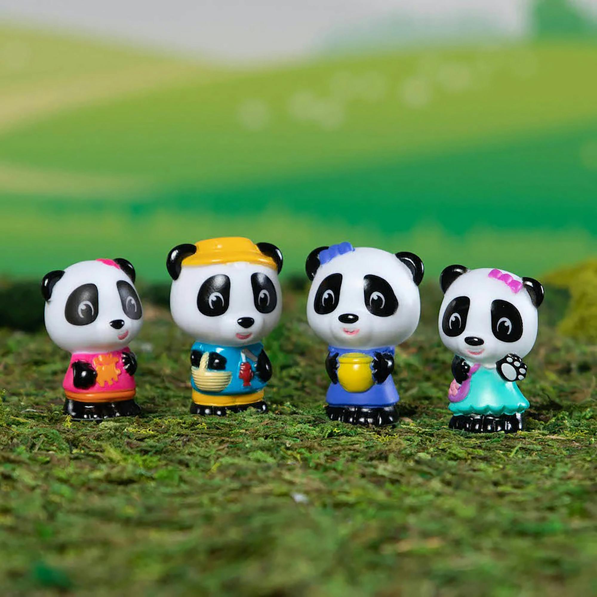 Timber Tots: 4 Characters - Panda Family