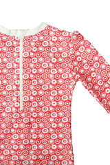 Rebecca Surf Suit Jellyfish Print Terracotta