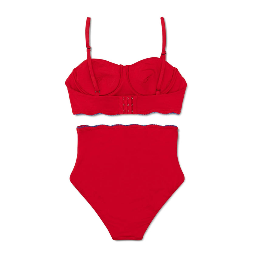 High Waisted Bikini in Rhode Island Red (Women's)