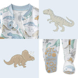 CRUZ Snug-fit Footed Baby Boys Pajamas