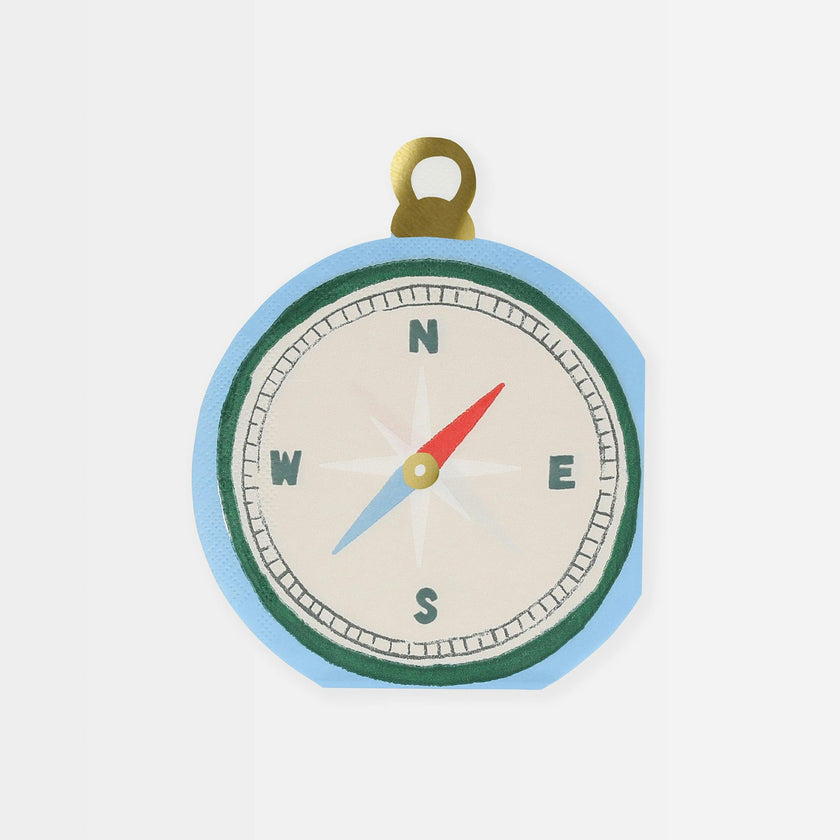 Outdoor Adventures Compass Napkins