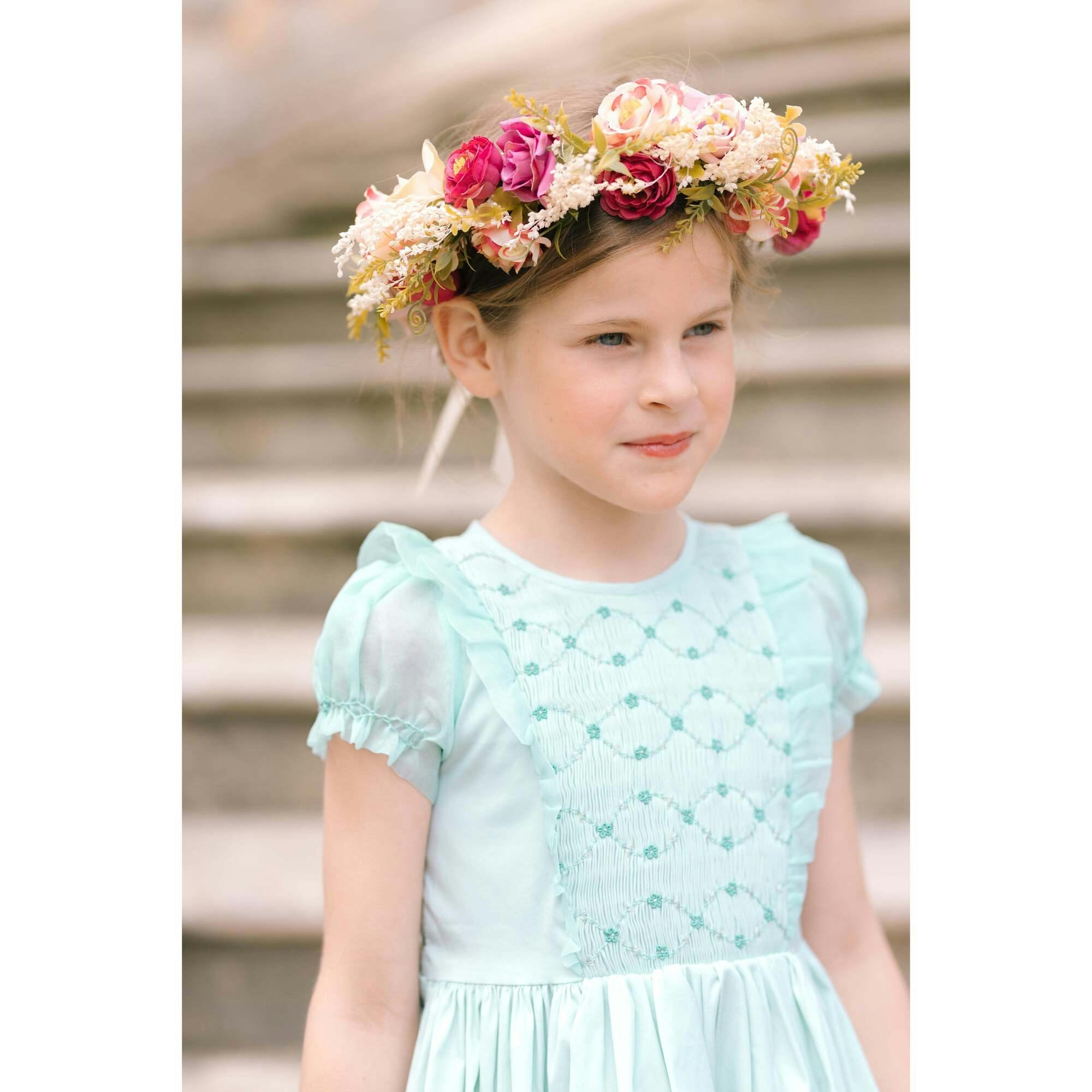 Camelia Pink Organza Sleeve Dress