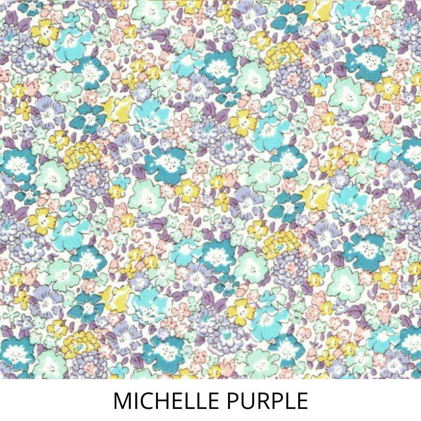 Liberty of London Childrens Elasticated Skirt - Michelle Purple