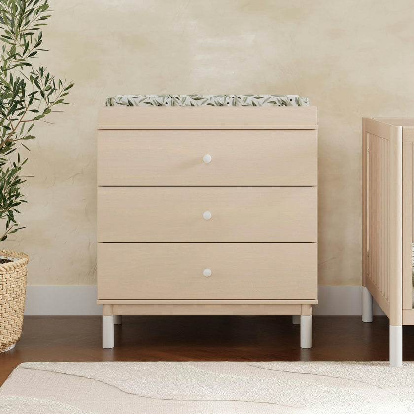 Babyletto Gelato 3-Drawer Compact Changer Dresser with Removable Changing Tray (34")