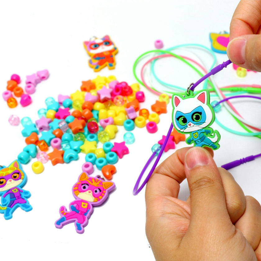 Necklace Activity Set: Super Kitties