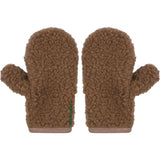 children's merino mittens - teddy brown 6y+