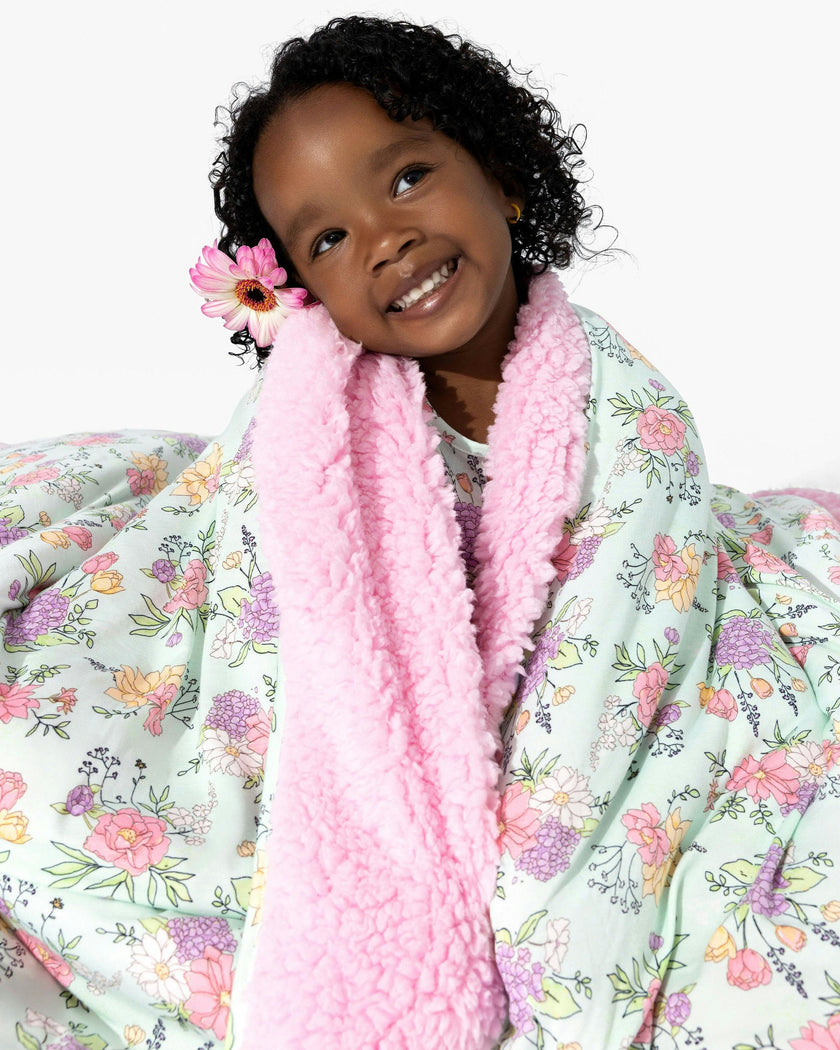 Petals & Posies Bamboo Blanket