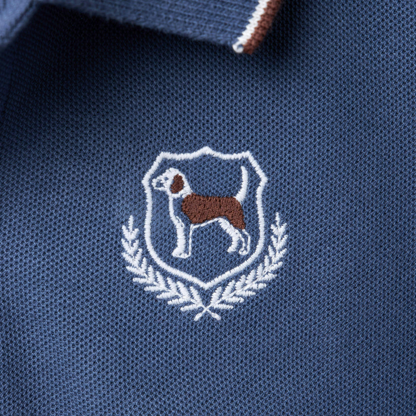 The Dog Pique Polo, blue