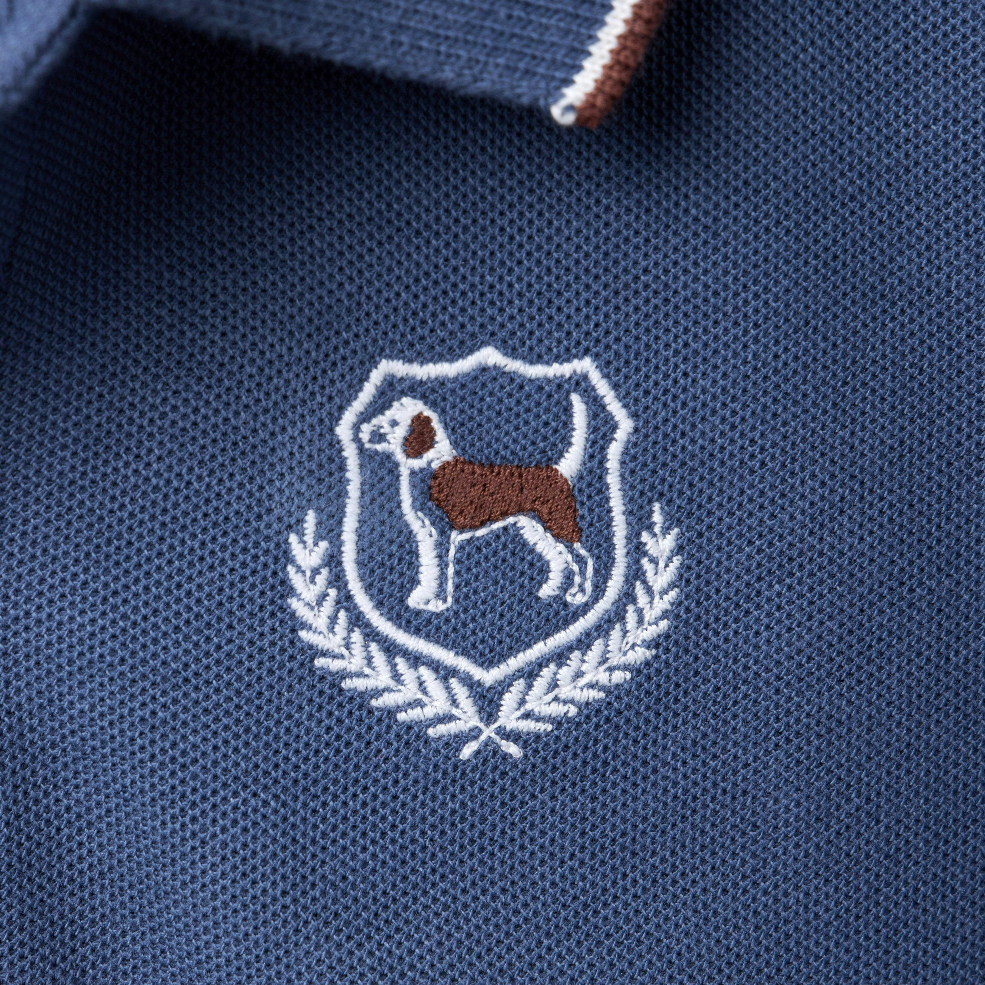 The Dog Pique Polo, blue