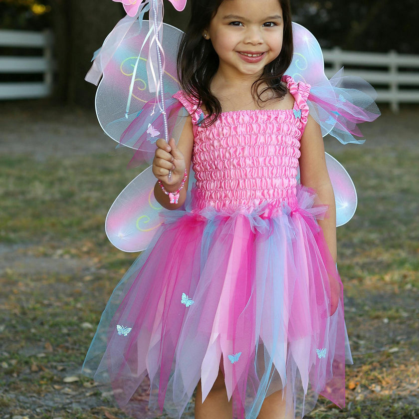 Butterfly Dress & Wings with Wand