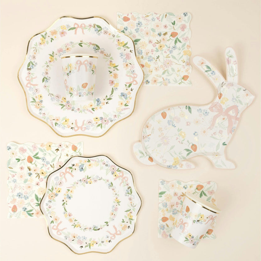 Elegant Floral Small Napkins