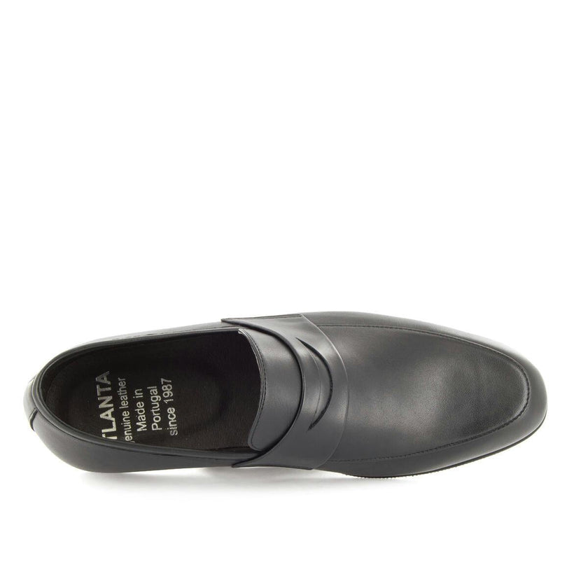 Ceremony Smooth Leather Loafer, Black