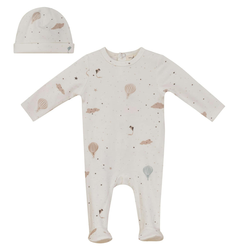 Balloon Print Footie