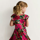Wild Roses Ruffled Twirl Dress