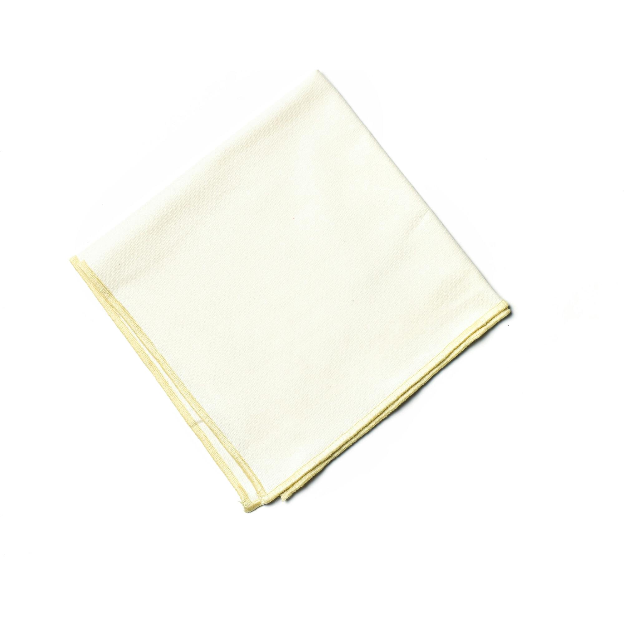 Color Block Ecru Napkin