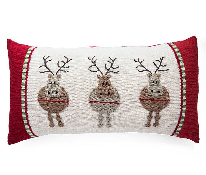 Round Applique Pillow