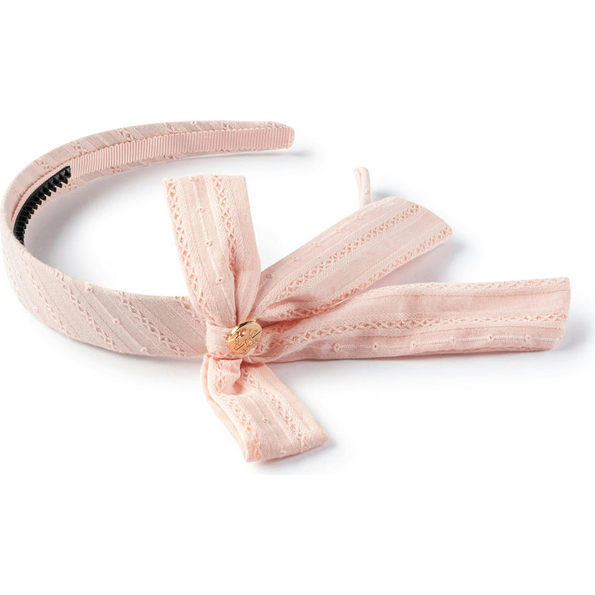 Forever Eyelet Side Bow Headband