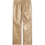 ZADIG & VOLTAIRE Club Voltaire Faux Leather Gold Flare Pants