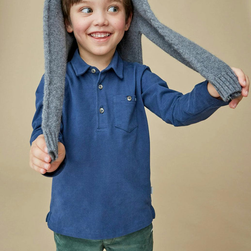 Long Sleeve Polo Shirt