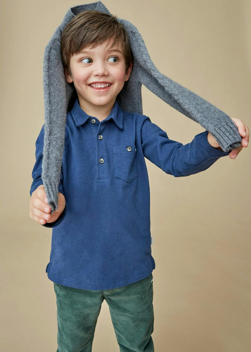 Long Sleeve Polo Shirt