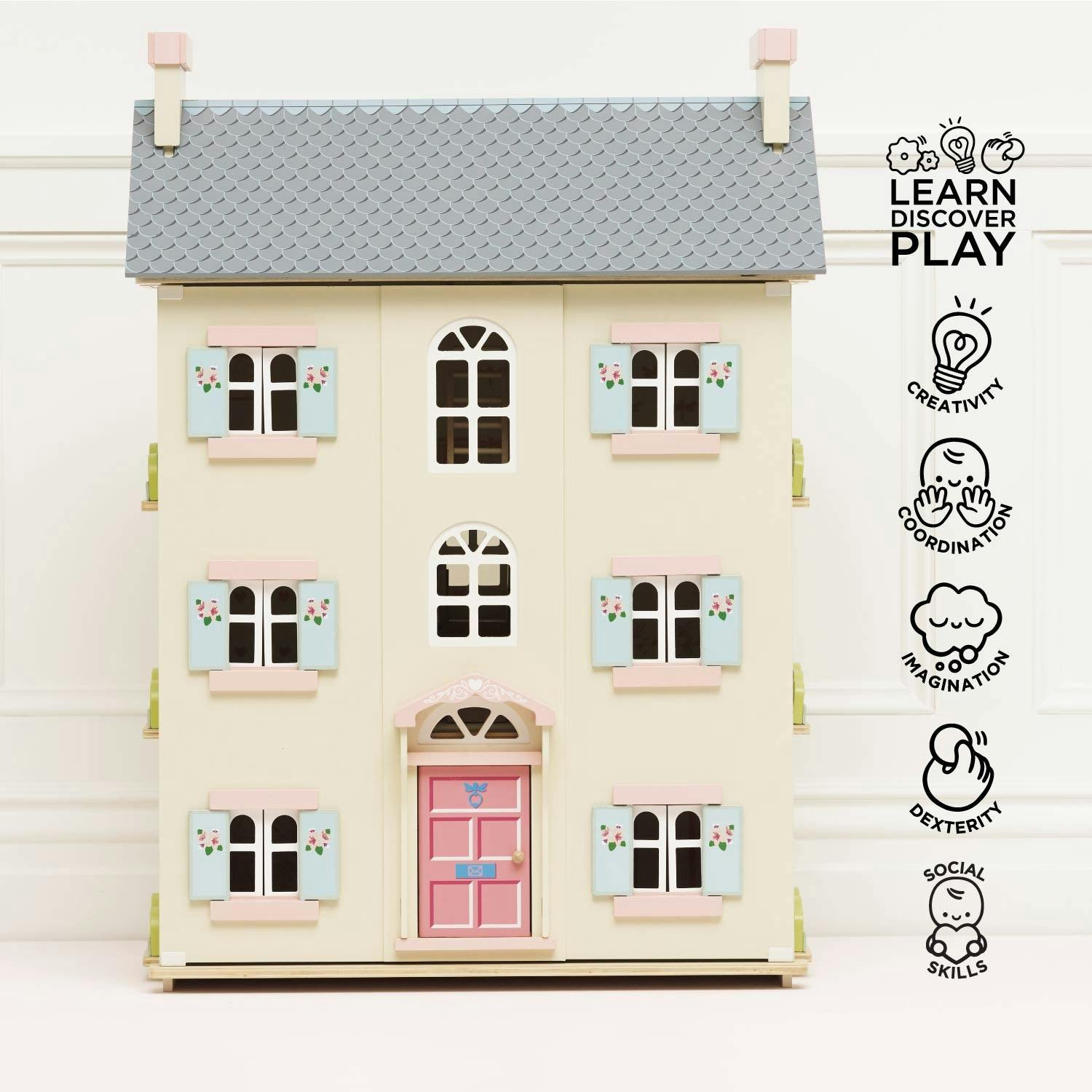 Cherry Tree Hall Wooden Dolls House